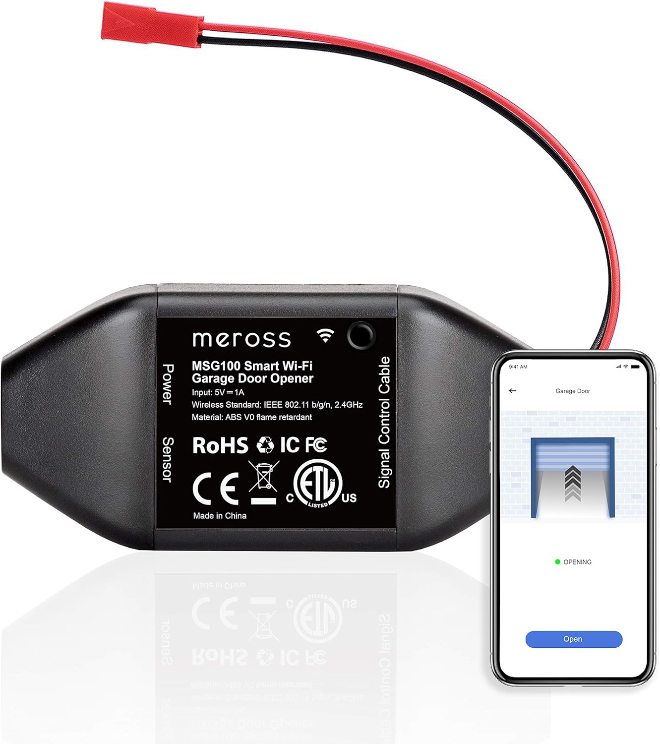 google assistant open garage door