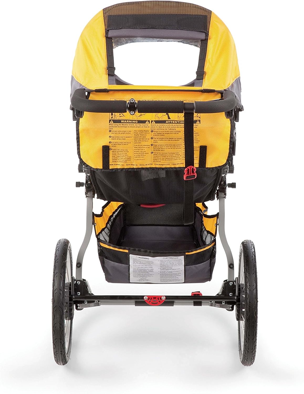 bob ironman stroller yellow