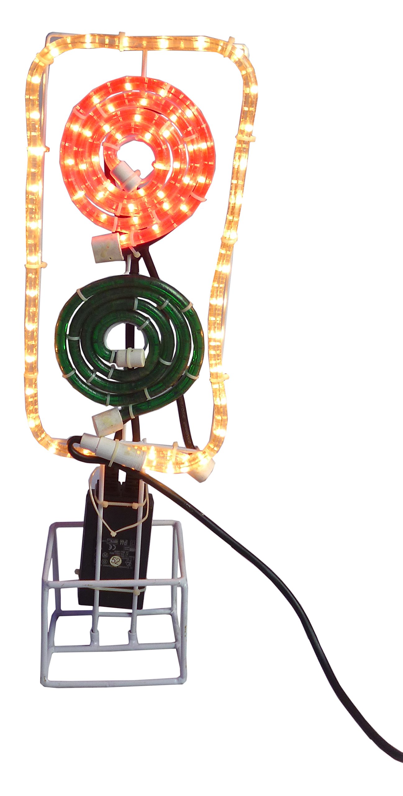 Christmas Concepts® 61cm (24 Inch) Red/Green Traffic Light Rope Light Indoor/Outdoor use- Christmas Decoration