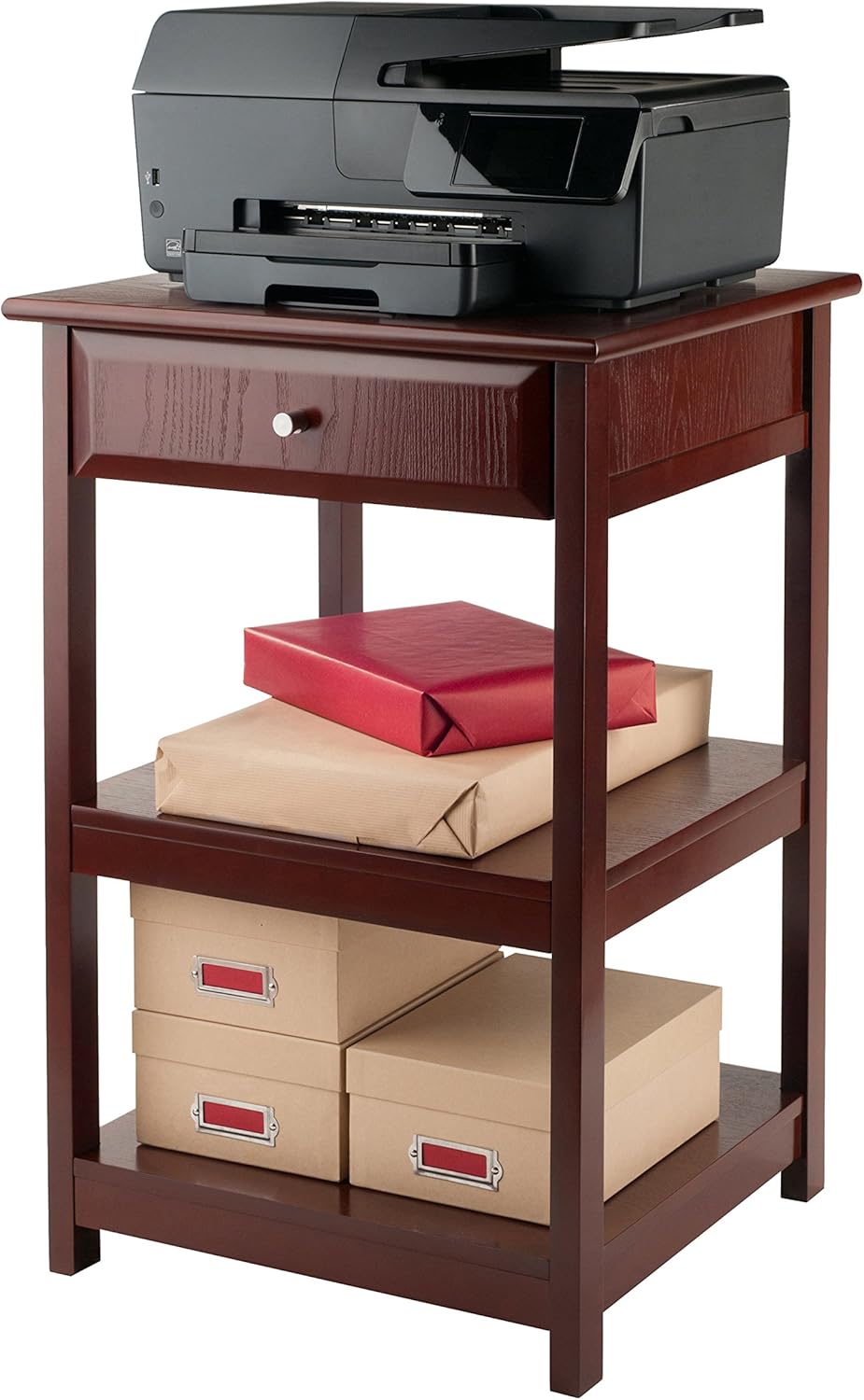Winsome Delta Home Office, Walnut: Furniture & Decor