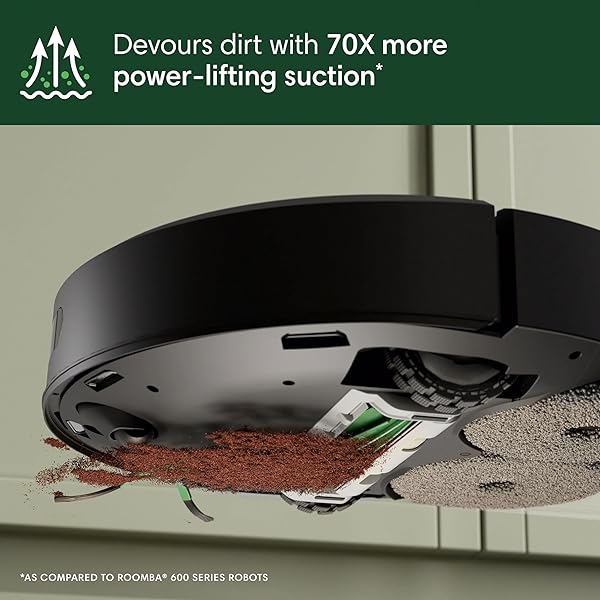IROBOT ROOMBA PLUS 405 (G181) 2IN1 VACUUM & MOP ROBOT WITH AUTOWASH DOCK – DUAL SPINNING, SMART & FAST MAPPING, IDEAL FOR PET HAIR, SELF-EMPTIES 75 DAYS, INTENSE SUCTION, PAD WASHING & DRYING
