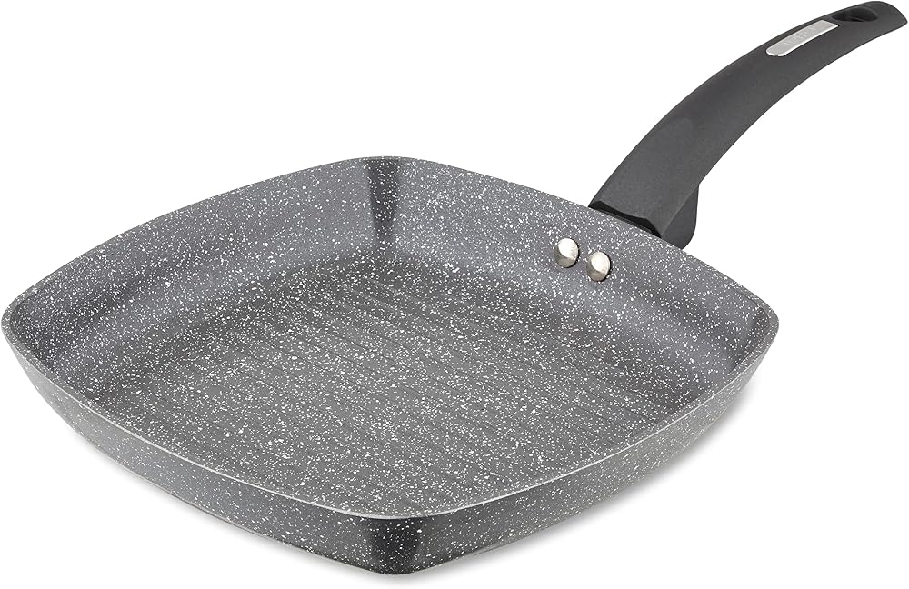 Tower Cerastone Forged Grill Pan 25cm Graphite Non-Stick Soft Handle