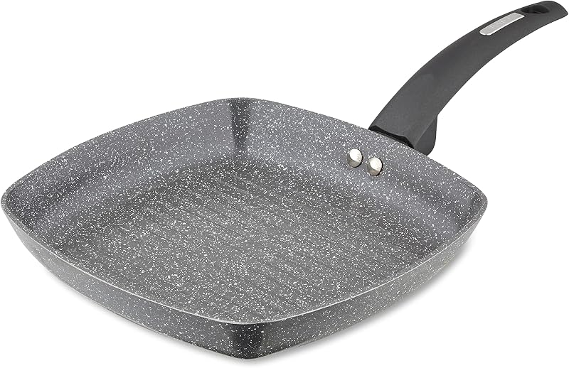 Tower Cerastone Forged Grill Pan 25cm Graphite Non-Stick Soft Handle