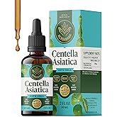 HERBAMAMA Gotu Kola Tincture - Vegan Brain Support with Centella Asiatica Extract Drops - Non-GMO, Alcohol & Sugar-Free Gotu Kola Extract Supplement, 42-Day Supply
