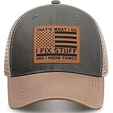 Funny Hats for Men, Dad Birthday Gifts Mens Baseball Cap, Trucker Hat Adjustable Ball Cap Fathers Day