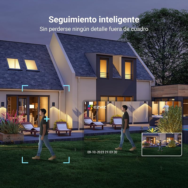 Cámara Vigilancia WiFi Exterior e Interior 2K 360° C8C 3MP