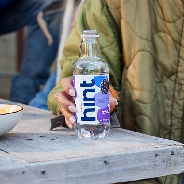 HINT WATER BLACKBERRY SINGLE BOTTLE, ONE 16 OUNCE BOTTLE, PURE WATER INFUSED WITH BLACKBERRY, ZERO SUGAR, ZERO CALORIES, ZERO SWEETENERS, ZERO PRESERVATIVES, ZERO ARTIFICIAL FLAVORS