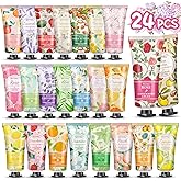24 Pack Hand Cream Gift Set For Women, Mini Hand Lotion Travel Size in Bulk for Dry Cracked Hands, Graduation Gifts, Teacher Appreciation Gifts, Thanksgiving gift, Bridesmaid Gift,Party Favors