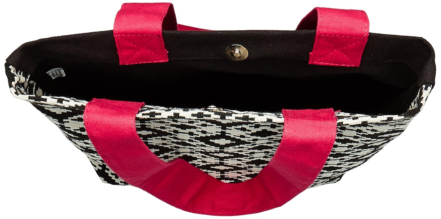 kanvas katha women's jacquard tote (kkjb004)