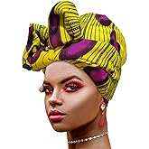 Ankara African Print Soft Headwraps Headband Long Hair Head Wrap Scarf Turban Tie Jersey Knit African head wraps
