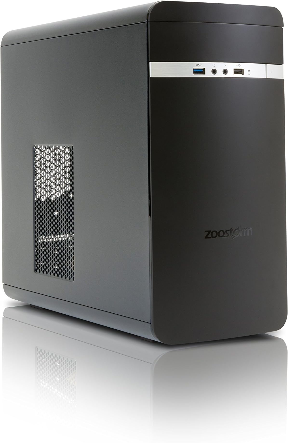 Zoostorm 7290-0266 Intel Core i7-8700 Processor 3.2 GHz 4 GB RAM Evolve Desktop PC - Black