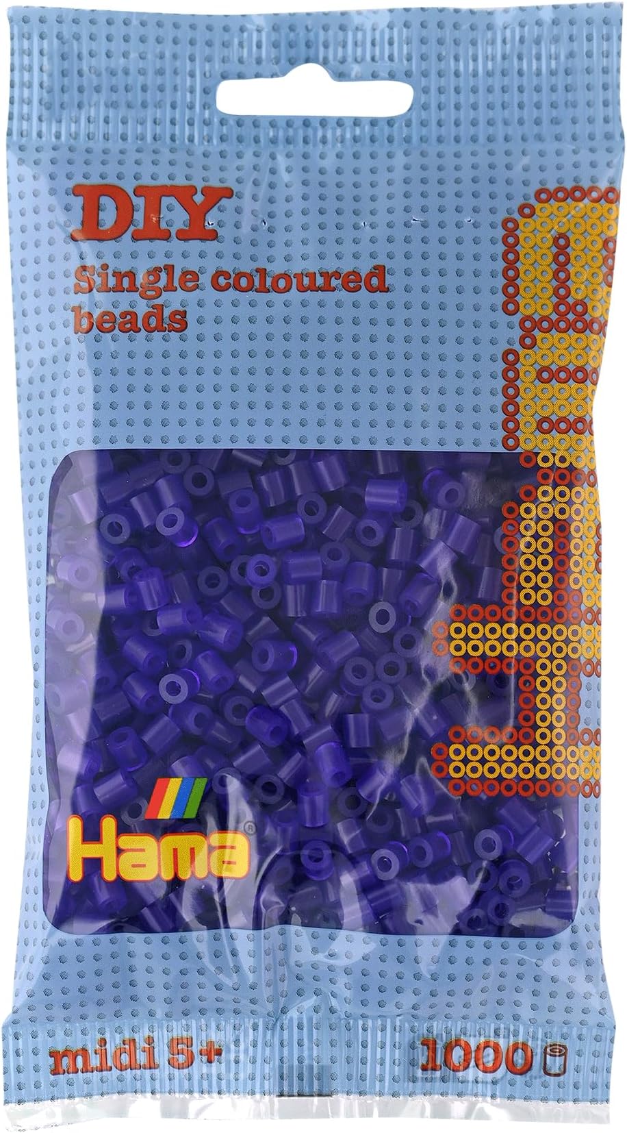 Hama 207-24 Midi Bead Translucent Purple