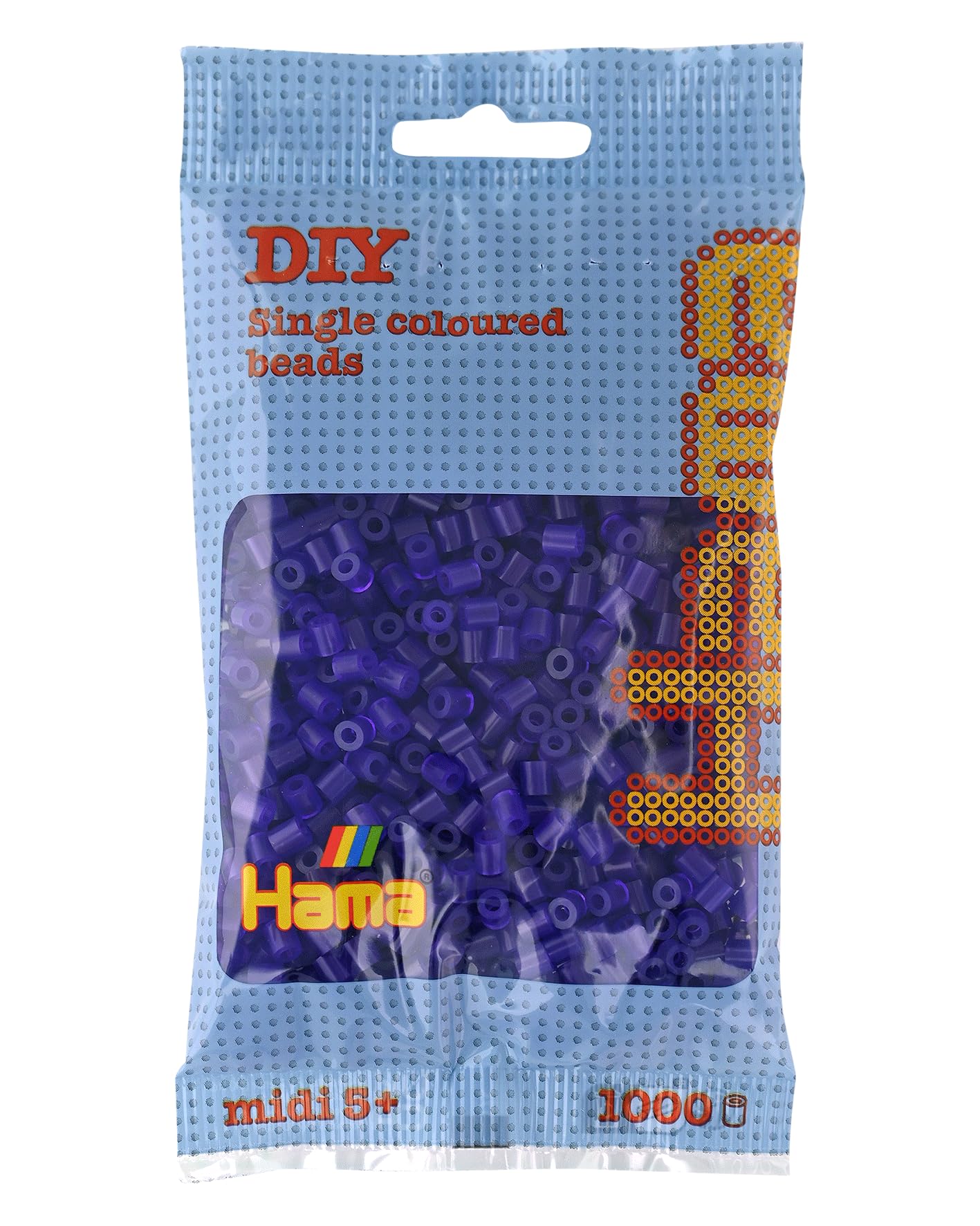 Hama 207-24 Midi Bead, Translucent Purple