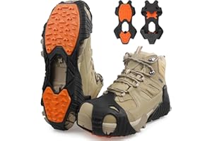 Anti-Slip Spikeless Ice Cleats, Snow Traction Crampons Ice Grippers for Shoes and Boots Indoor Outdoor Use