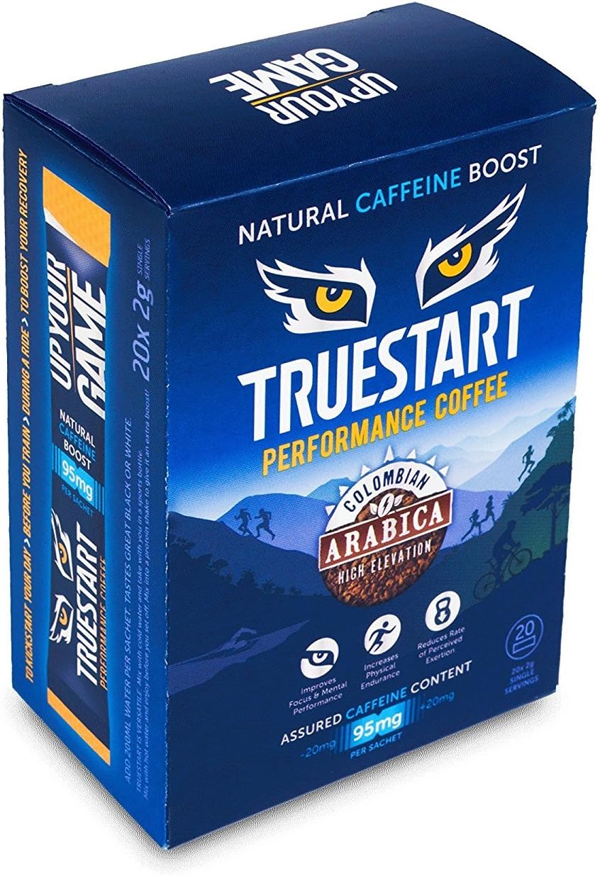 Performance Coffee Box of Sachets 20 sach by Truestart Coffee Ltd. Price is for a pack of 12
