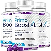 (3 Pack) Primo Boost XL Gummies - Official PrimoBoost XL Advanced Premium Supplement for Men Support - Maximum Strength, Natural Primo BoostXL for Overall Health & Wellness, 180 Gummies for 3 Months