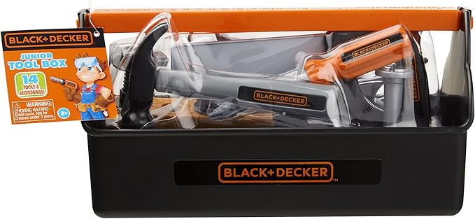 black and decker kids tool box