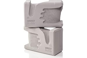 WRIST Buddy® Yoga Blocks 2 Pack | Reduces and Prevents Wrist Pain, Enhances Comfort Stability and Grip Strength on the Blocks | Hand-Shaped Blocks | EVA Foam Accessories Set | Best Gifts for Yoga