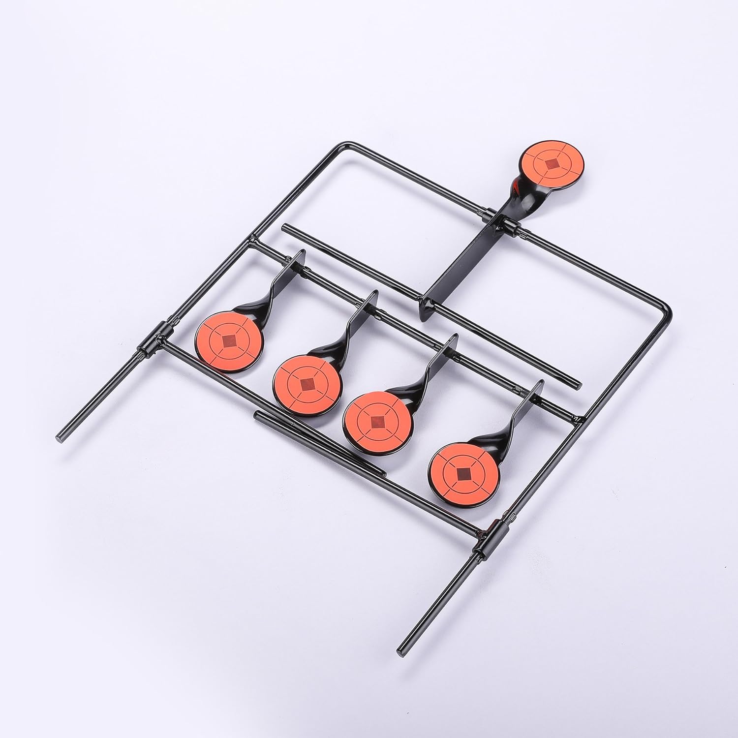 HIRAM Resetting Target with Portable Design and Shooting Spots, Rated for .22 Rimfire : Sports & Outdoors