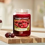 Yankee Candle Black Cherry Large Jar Scented Candle 150 Hours Burn Time view 9