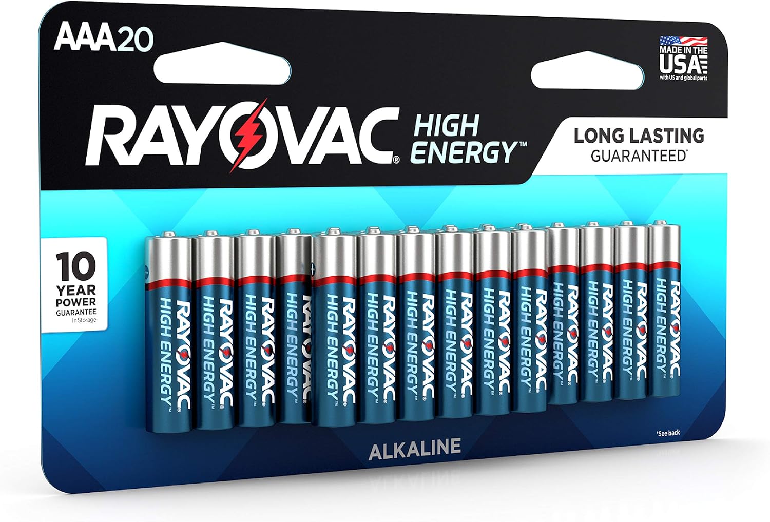 Rayovac AAA Batteries, Alkaline Triple A Batteries (20 Battery Count): Health & Personal Care