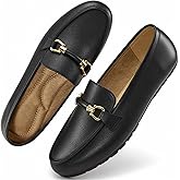HARENCE Loafers for Women Comfortable Slip On Business Work Flats Shoes Casual Driving Moccasins Penny Loafer