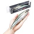 Ecooda Hornet Saltwater Fishing Lure 2.9oz 7in Topwater Popper Hard Bait Floating Pencil Lure for Kingfish/Tuna/Mackerel/Marlin/Mahi Mahi Offshore Trolling Onshore Floating Crankbait