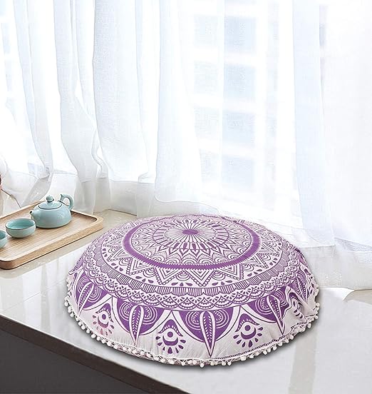 Amazon Com Aakarshan 32 Purple Ombre Mandala Floor Pillow