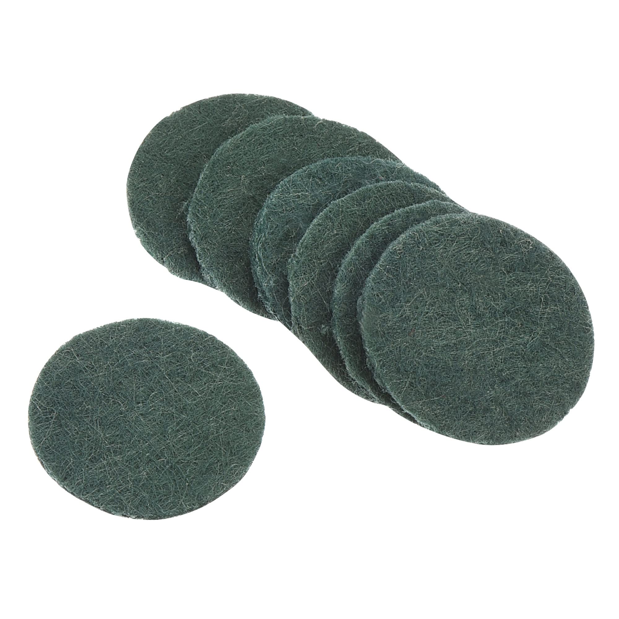 PATIKIL 2cm Plant Pot Hole Pad, 100 Pack Round Mini Non-Woven Flower Bonsai Bottom Soil Mat, Dark Green