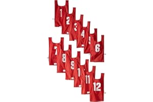 U.S. GAMES SYSTEMS, INC. One Dozen US Games Numbered Nylon Pinnies (One Dozen)