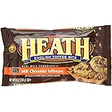 HEATH English Toffee Bits (8-Ounce Bags, Pack of 12)