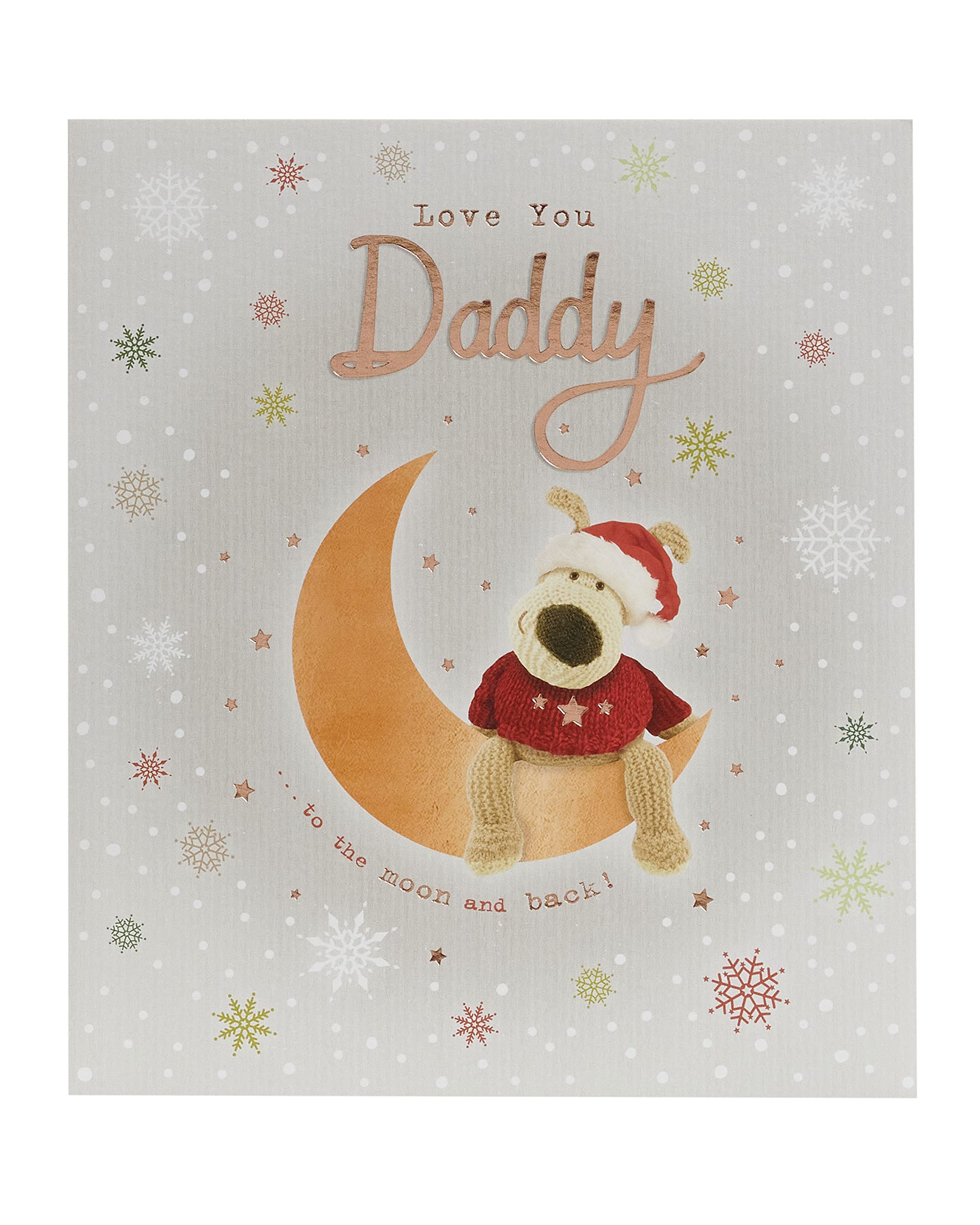 Boofle Christmas Card for Daddy - Cute Design