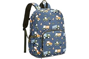 Chase Chic Kids Backpack, Cute School Bag with Security Reflective Strips, Lightweight Toddler Rucksack with Bottler Holder