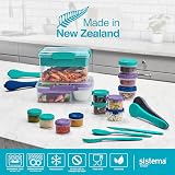 Sistema Bento Box Lunch 1.65 L Minty Teal Ocean Blue 2 Count view 6