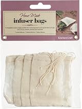 KitchenCraft Spice Bags, Cotton Infuser Bags, Pack of 4, Reusable view 2