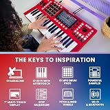 Akai MPC Key 37 Standalone Production Synthesizer with Wi Fi Bluetooth 37 Keys view 2