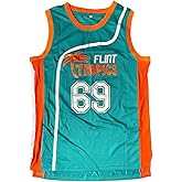 BOROLIN Men's Basketball Jersey 90s Moive Flint Tropics #69 Downtown Shirts