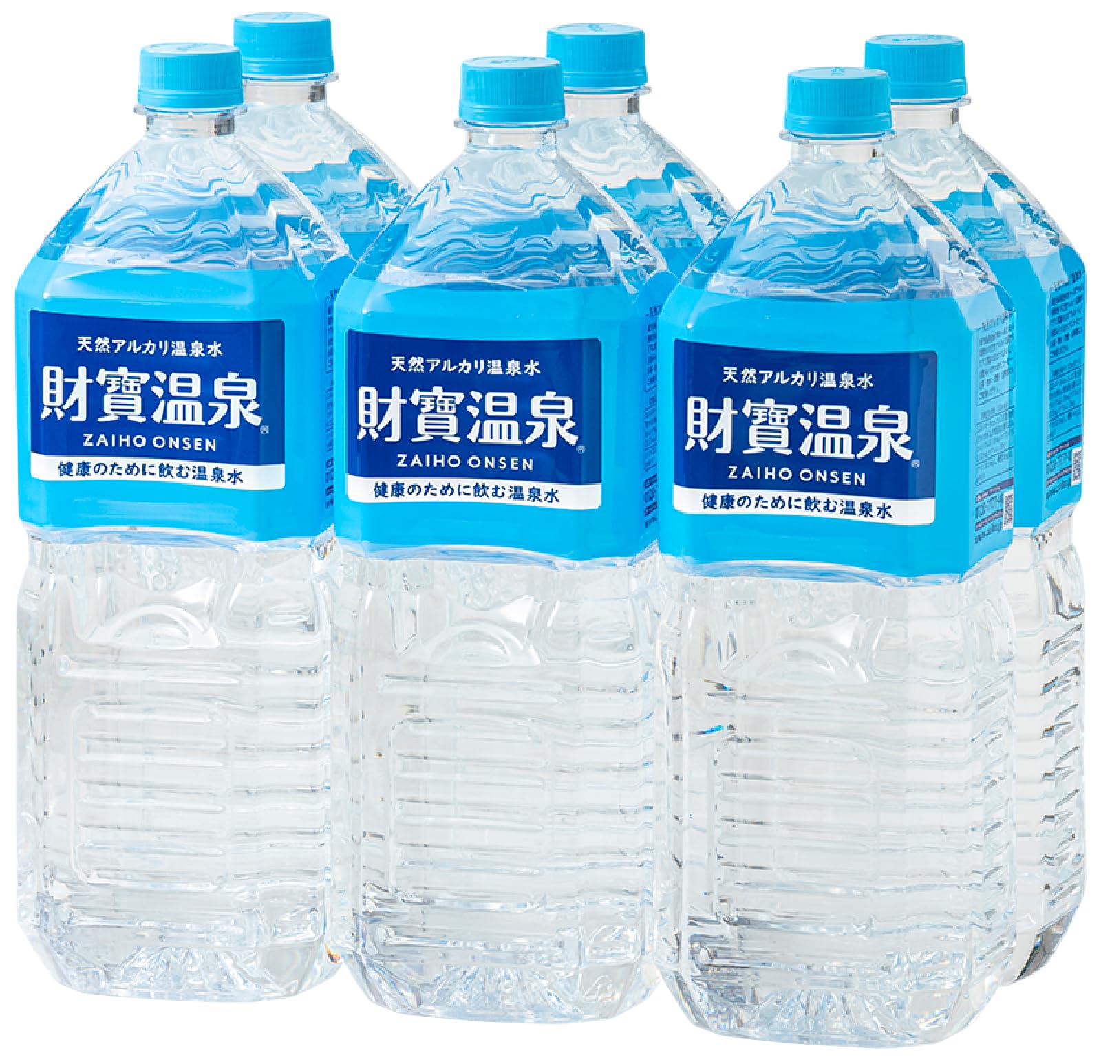 財宝 天然 アルカリ 温泉水 2L×6本商品画像