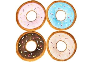 SPOT Tasty Donuts Plush Toy for Dogs 9", Assorted (54540), One Assorted Doughnut Toy