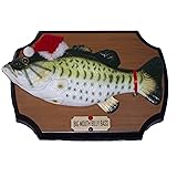 Big Mouth Billy Bass Sings for the Holidays! Motion Sensor Animated Christmas 2000