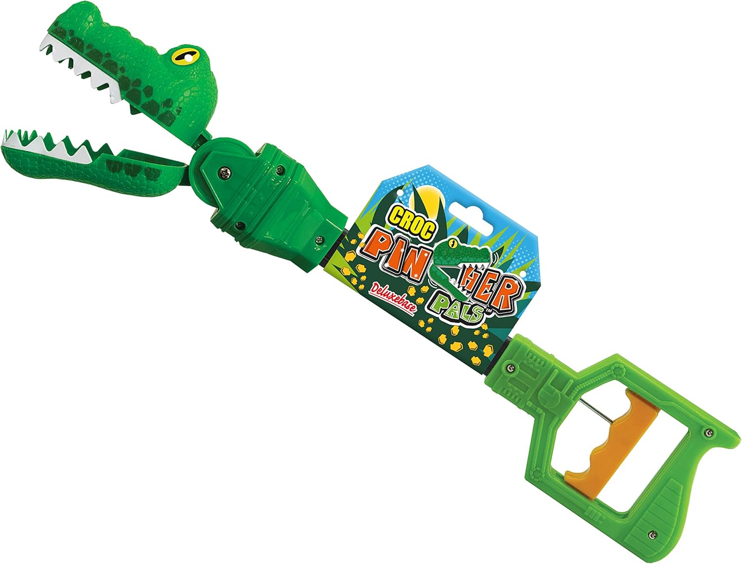 Pincher Pals, Crocodile Grabber Toy from Deluxebase, Jumbo 42cm Claw, Fun Handheld Sensory Animal Grabber