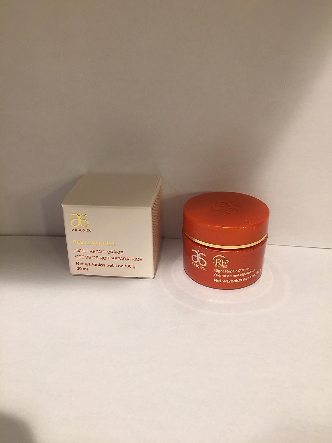 Arbonne Re9 Advanced Night Repair Crème, 815, Net wt. 1oz/30g/30ml