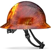 Acerpal Updated Full Brim Hard Hat, Padded, OSHA Type 1 Class E, G, &amp; C Construction Safety Approved Hardhats, Hard Hats for Men, Cascos De Construccion Helmet.