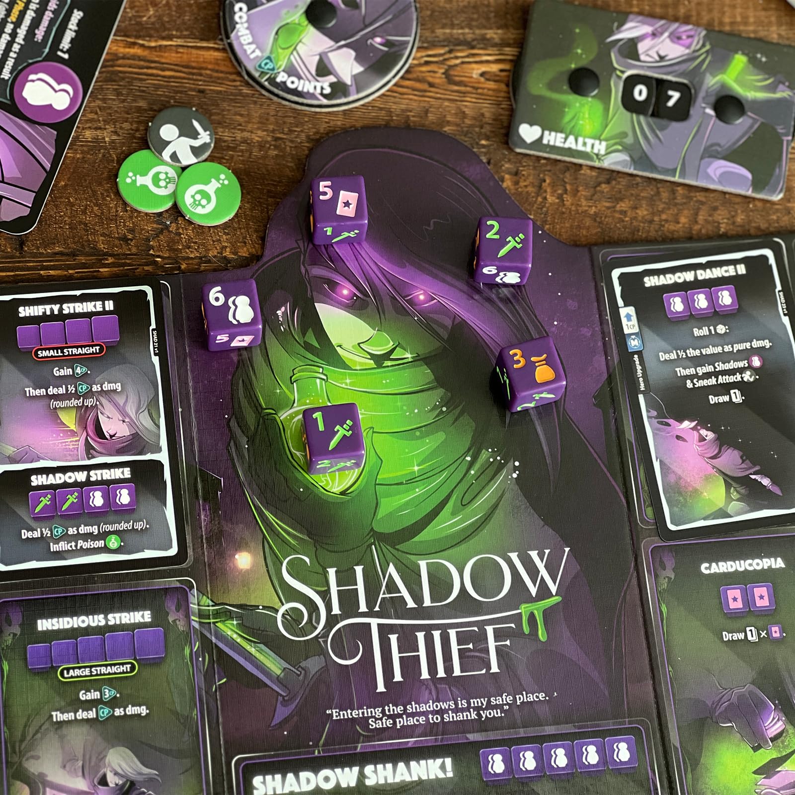 Dice Throne - Two Hero Box - Pyromancer v Shadow Thief - Fast Playing Collectible Tabletop Game