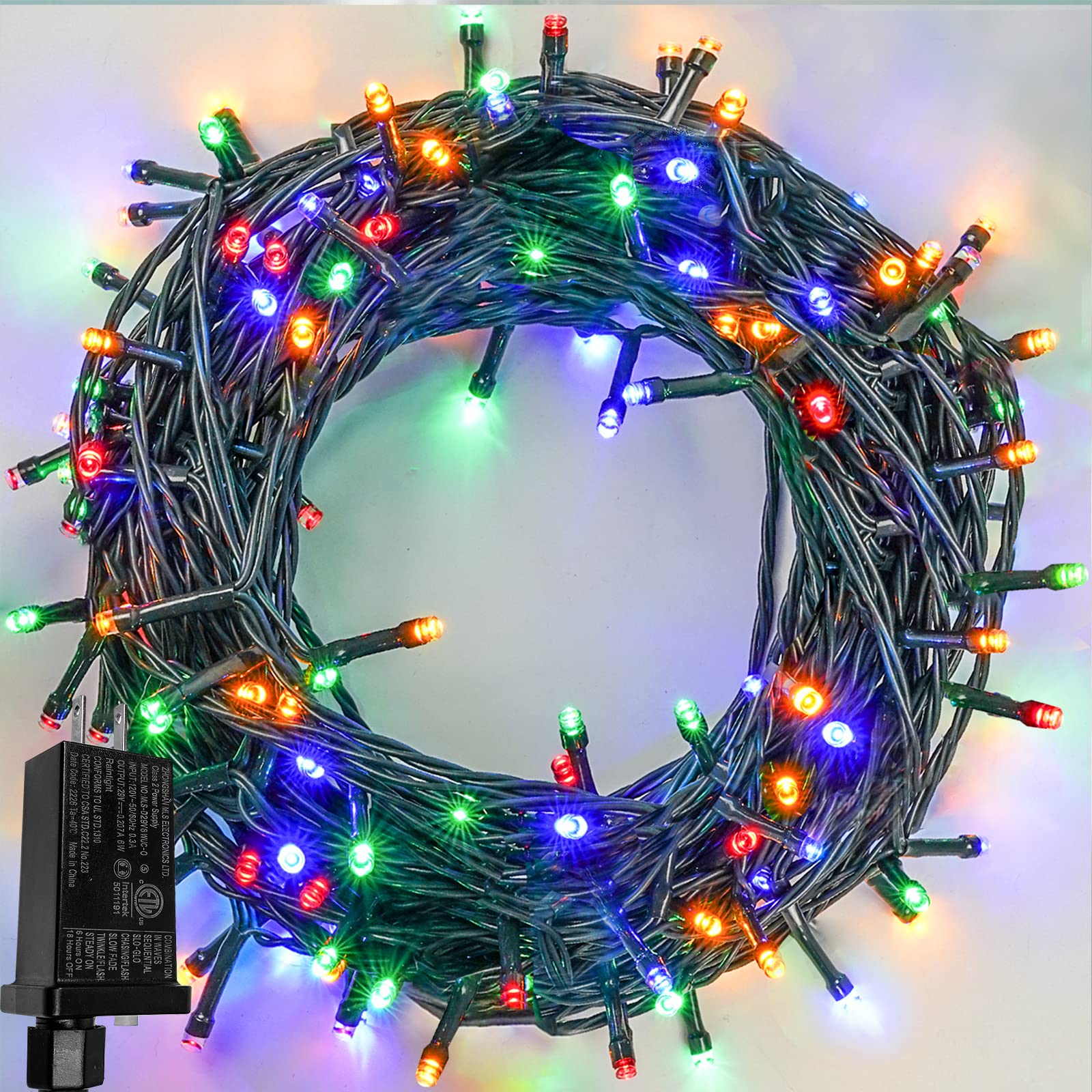 33FT 100 LED Multicolor Christmas Outdoor
