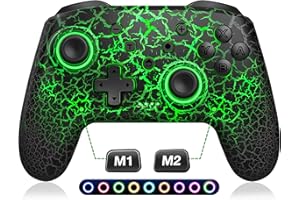 ELISWEEN Wireless Switch Controller for Nintendo Switch/Lite/OLED Controller, Switch Controller with a Mouse Touch Feeling on Back Buttons, Extra Switch Pro Controller with Wake-up,Programmable, Turbo Function