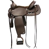 Wintec Western Trail Saddle 17In Brown