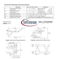 Infineon Technologies LL2705 MOSFET 55V, 3.8A