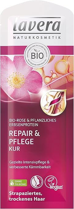 lavera haar kur repair pflege rose