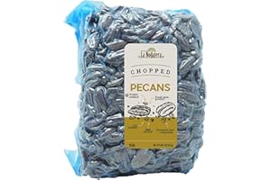 GRUPO LA NOGALERA La Nogalera - 100% Natural and Fresh Crop of Chopped Pecans in 5 lbs Vacuum Sealed Bag. Raw Pecan nut Pieces That Compare to Organic, Non-GMO, No Preservatives, Unpasteurized, Kosher Certified